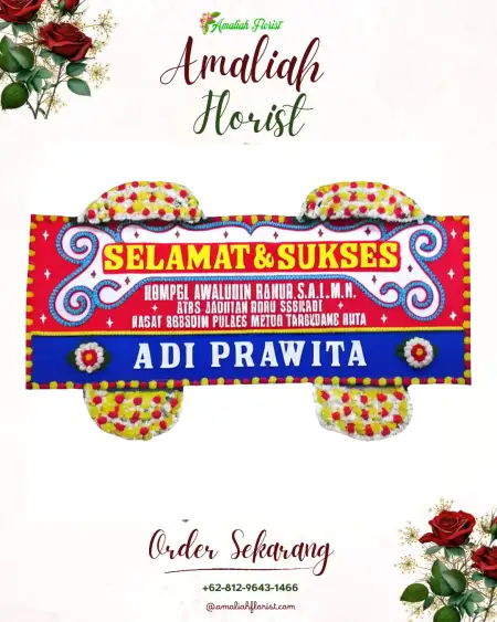 Papan Bunga Ucapan Selamat Petojo Utara
